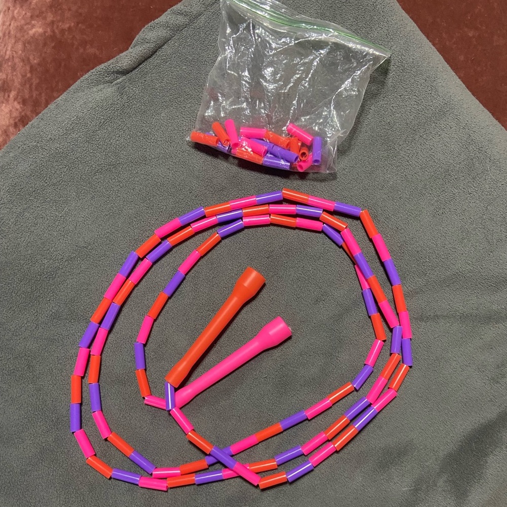 Limited Edition Sunset Dope Rope Beaded Jump rope